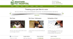 Desktop Screenshot of boulevardpethospital.com